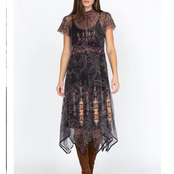Johnny Was NWT Leticia Mesh dress - Picture 5 of 5